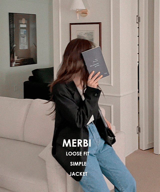메르비 루즈핏 심플자켓 | 럽미